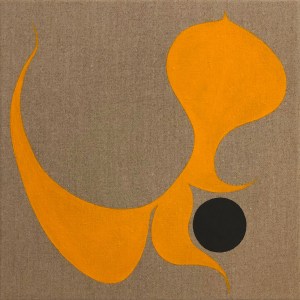 Acedia (2020), 12 x 12", flashe on linen