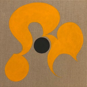 Acedia (2020), 12 x 12", flashe on linen