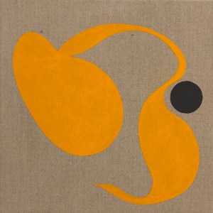 Acedia (2020), 12 x 12", flashe on linen
