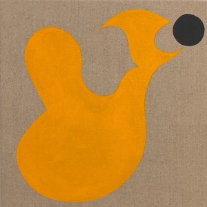 Acedia (2020), 12 x 12", flashe on linen