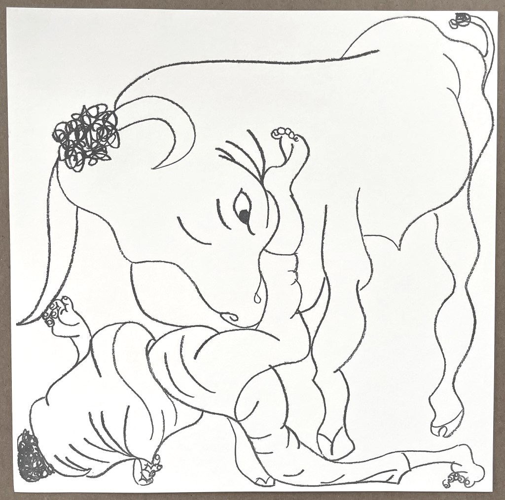 Limited edition print of "Man vs Nature" by Giovanni Garcia-Fenech