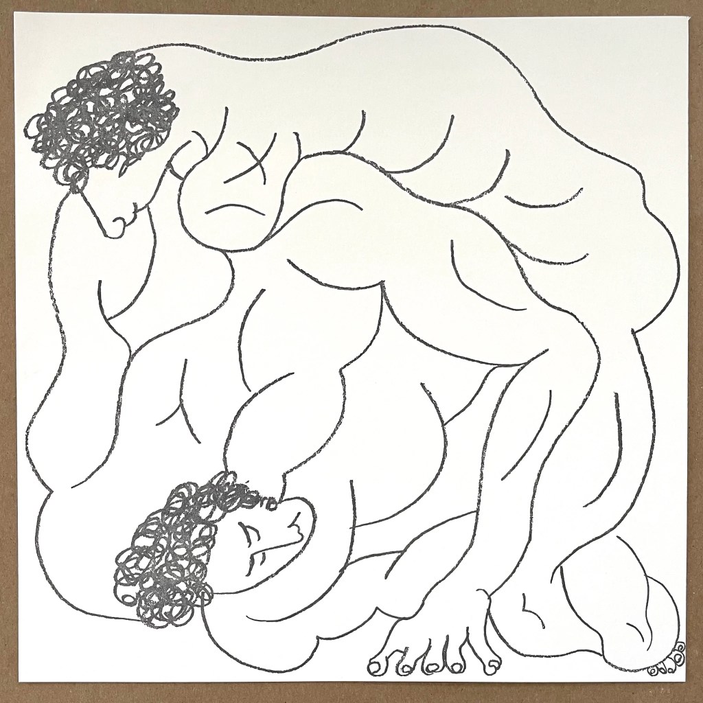 Limited edition print of "Wrestlers" by Giovanni Garcia-Fenech